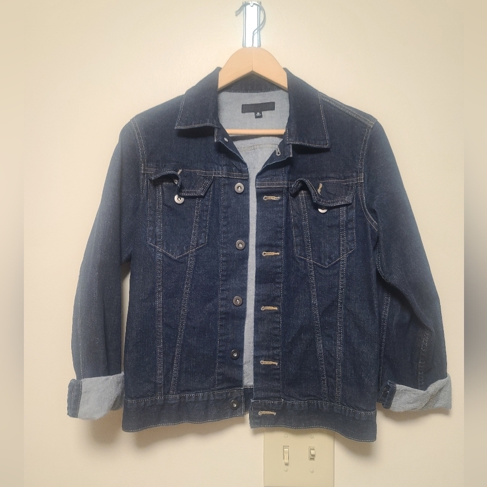 Uniqlo womans xs denim Trucker jacket